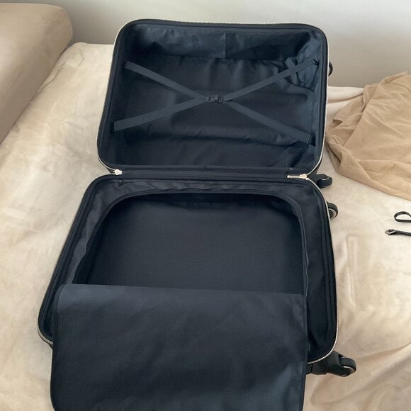 Gucci Black Azalea GG Canvas Supreme Rolling Trolley Luggage - Picture 10 of 12